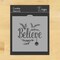 Believe Cookie & Craft Stencil | CM171 by Designer Stencils | Cookie Stencils for Royal Icing, Airbrush, Dusting Powder |